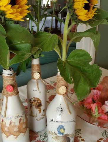 Decorated bottles